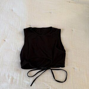 Revolve Black Tank Top